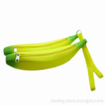 Silicone Banana Wallet, Various Colors are Available